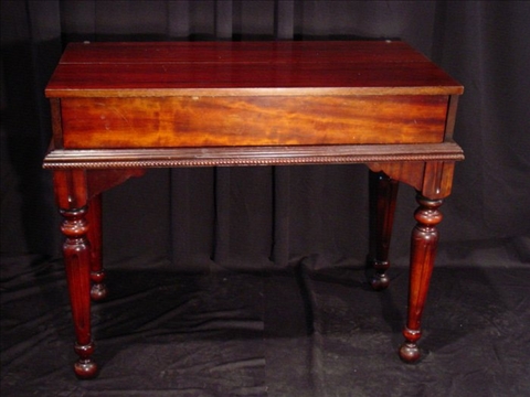 Appraisal: H P ROBERTSON MAHOGANY DESK th H P Robertson labeled