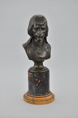 Appraisal: A th Century French Bronze Bust of Napoleon From Muriel