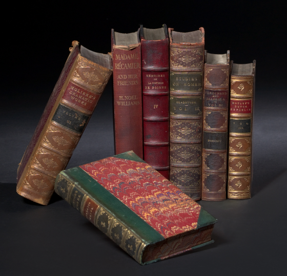 Appraisal: Twenty-Two Decorative Bindings with gilt-tooling of Continental interest including works