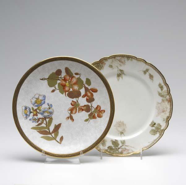 Appraisal: ASSORTED CHINA Eleven Royal Worcester hand-painted floral plates together with