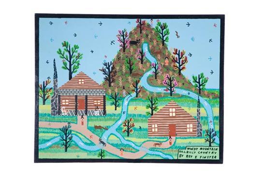 Appraisal: WINDY MOUNTAIN HILLBILLY COUNTRY BY ROY FINSTER SUMMERVILLE GEORGIA B