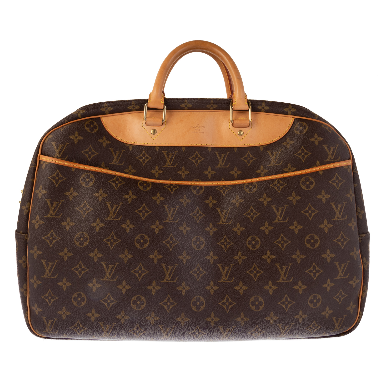 Appraisal: A LOUIS VUITTON MONOGRAM ALIZE HEURES A brown and tan