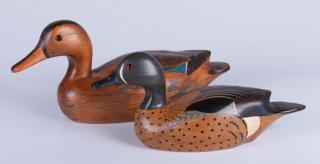 Appraisal: The Decoy Shop Signed Decoys Pair Pair of duck decoys