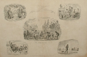 Appraisal: George Cruikshank I - - 'Summer Time' 'Winter Time' publ