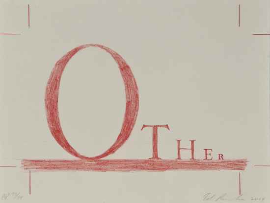 Appraisal: Ed Ruscha b Other lithograph printed in colours signed and