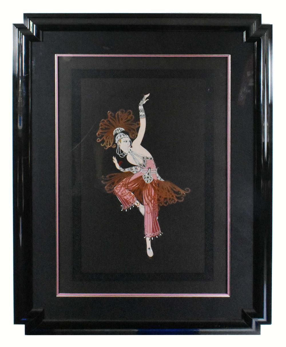 Appraisal: ERTE ROMAIN DE TIRTOFF RUSSIAN - Firebird Signed l r