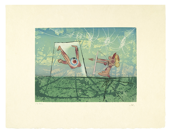 Appraisal: ROBERTO MATTA Les Transesports Portfolio with set of color aquatints