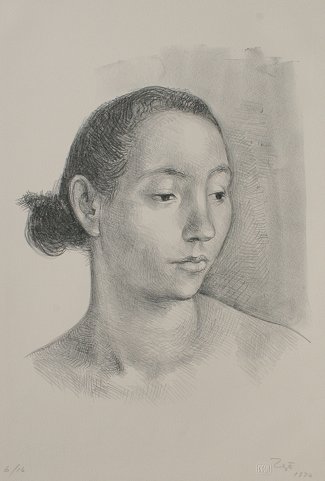 Appraisal: ZUNIGA Francisco Mexican - Cabeza de Muchacha Head of a