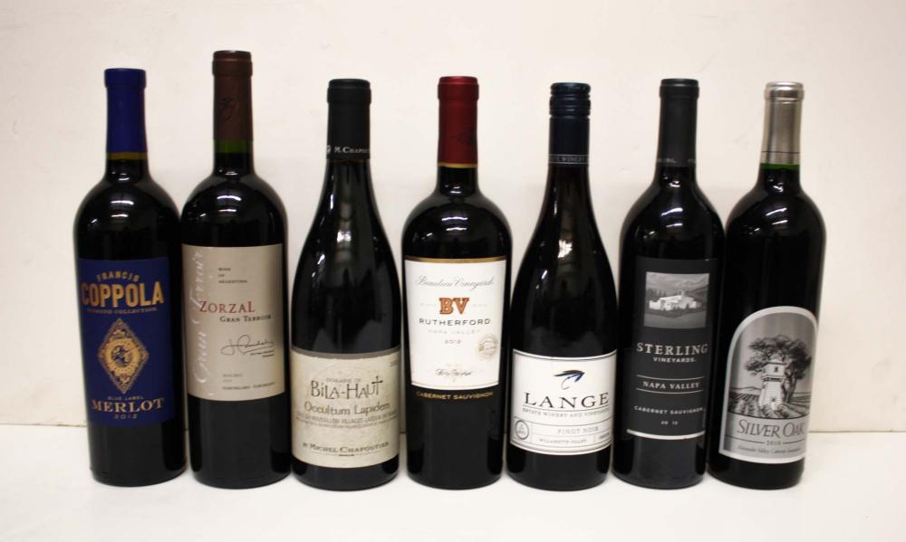 Appraisal: VINTAGE WINE COLLECTION mixed variety total bottles including Beaulieu Vineyards