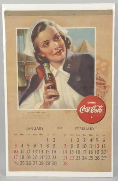 Appraisal: Coca-Cola Calendar Description Nice complete calendar with only very minor