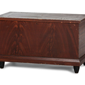 Appraisal: A Federal Grain-Painted Pine Blanket Chest Likely New England Circa