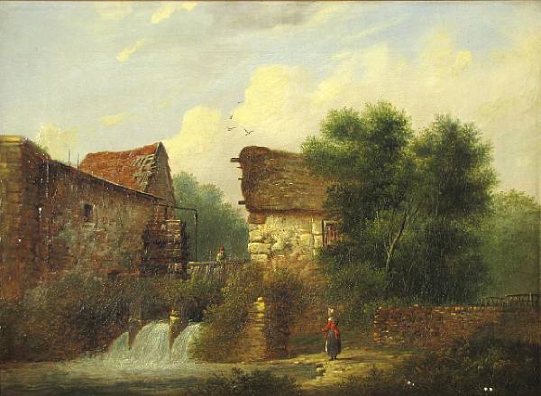 Appraisal: Attributed to Patrick Nasmyth Edinburgh - Lambeth A rural mill