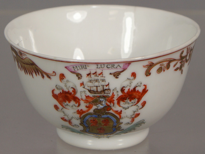 Appraisal: Chinese Export tea bowl Arms of Scott C see volume