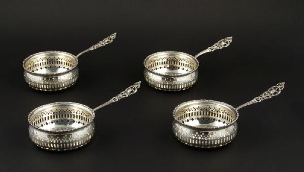 Appraisal: - Shreve Crump Low Sterling Bowls Four Shreve Crump Low