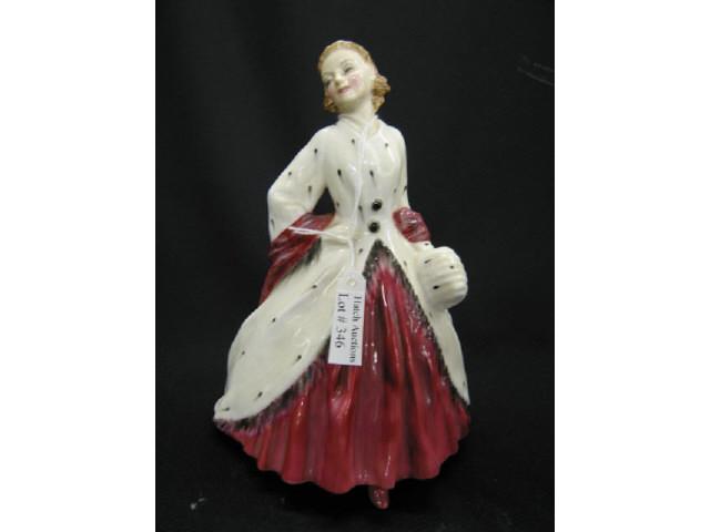 Appraisal: Royal Doulton Figurine The Ermine Coat HN tall excellent