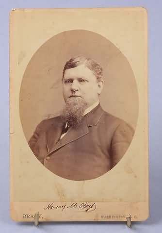 Appraisal: Cabinet card of Henry M Hoyt Governor of Pennsylvania -