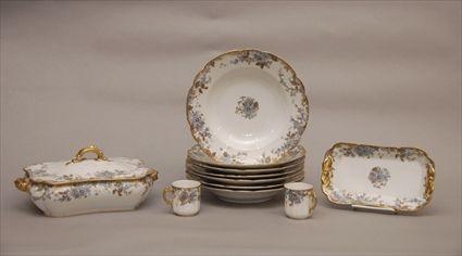 Appraisal: Partial Haviland Luncheon Service Provenance from the Estate of Emma