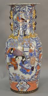 Appraisal: Large Chinese style palace vase ht in Large Chinese style