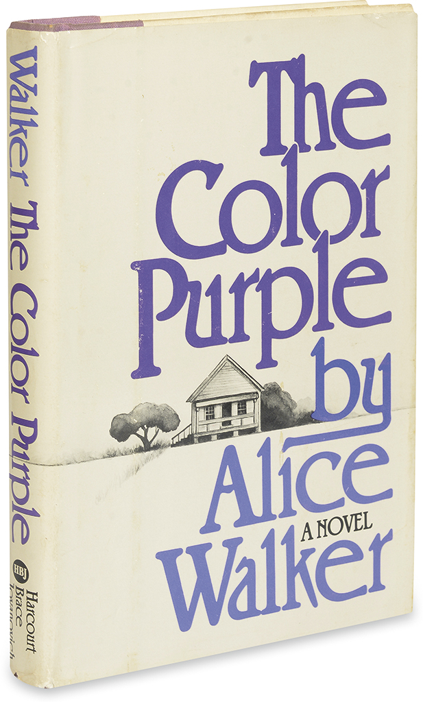 Appraisal: WALKER ALICE The Color Purple vo publisher's purple cloth-backed boards