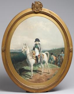 Appraisal: After Meissonier From the original painting Napoleon on a White