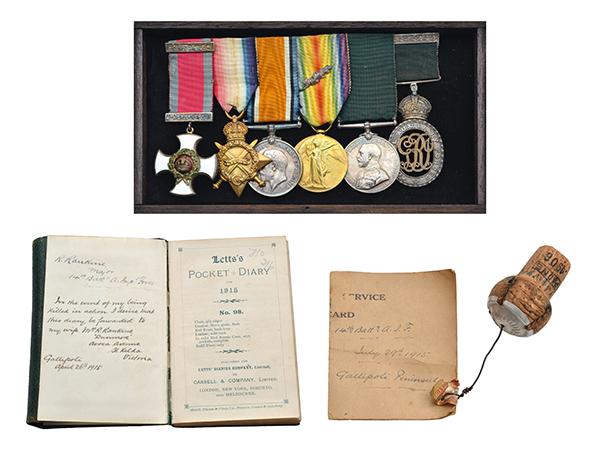 Appraisal: THE HIGHLY IMPORTANT GALLIPOLI D S O GROUP OF SIX