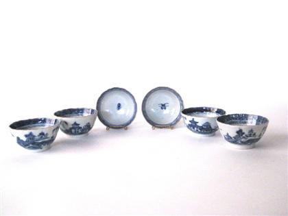 Appraisal: Six Chinese Export porcelain Nanking pattern teabowls th century