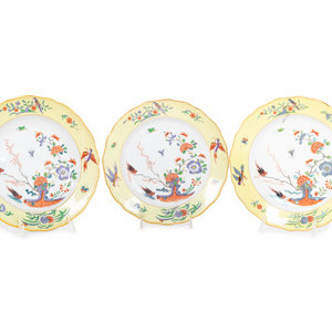 Appraisal: A Set of Ten Meissen Porcelain Plates th Century each