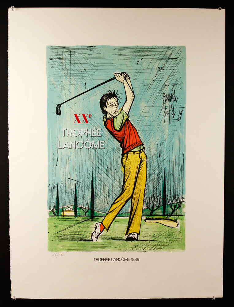 Appraisal: - Buffet Trophee Lanc me Lithograph Bernard Buffet French -