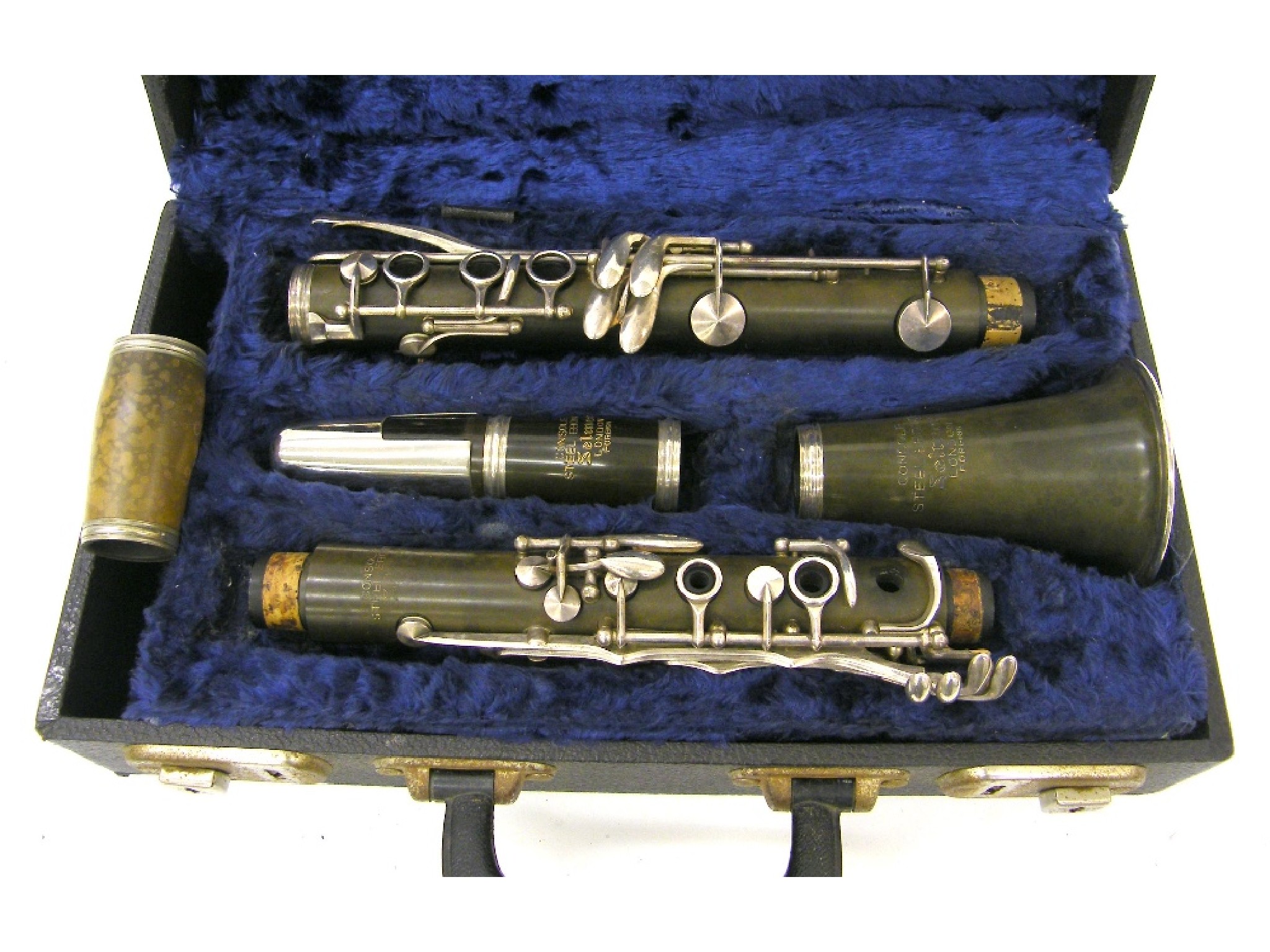 Appraisal: Selmer Console Steel Ebonite clarinet no case