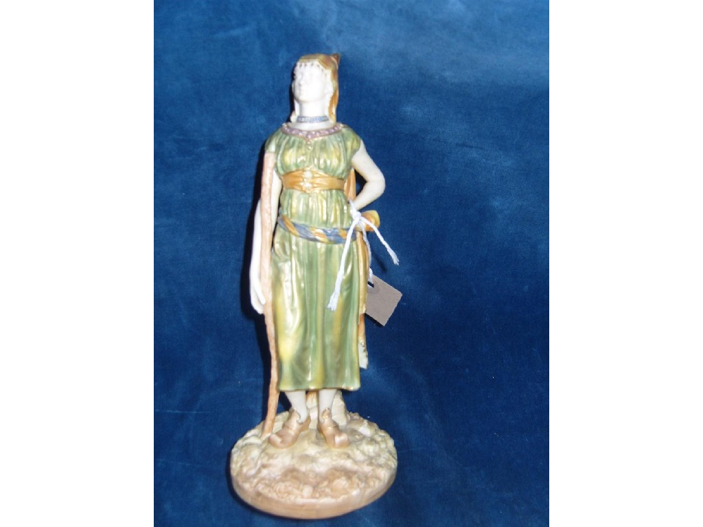 Appraisal: A late th century Royal Worcester female figure of a