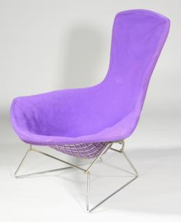 Appraisal: Harry Bertoia Knoll Bird Chair labeled Harry Bertoia Italian-American -