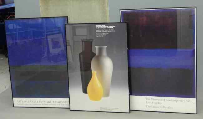 Appraisal: Lot three museum posters including The Museum of Contemporary Art