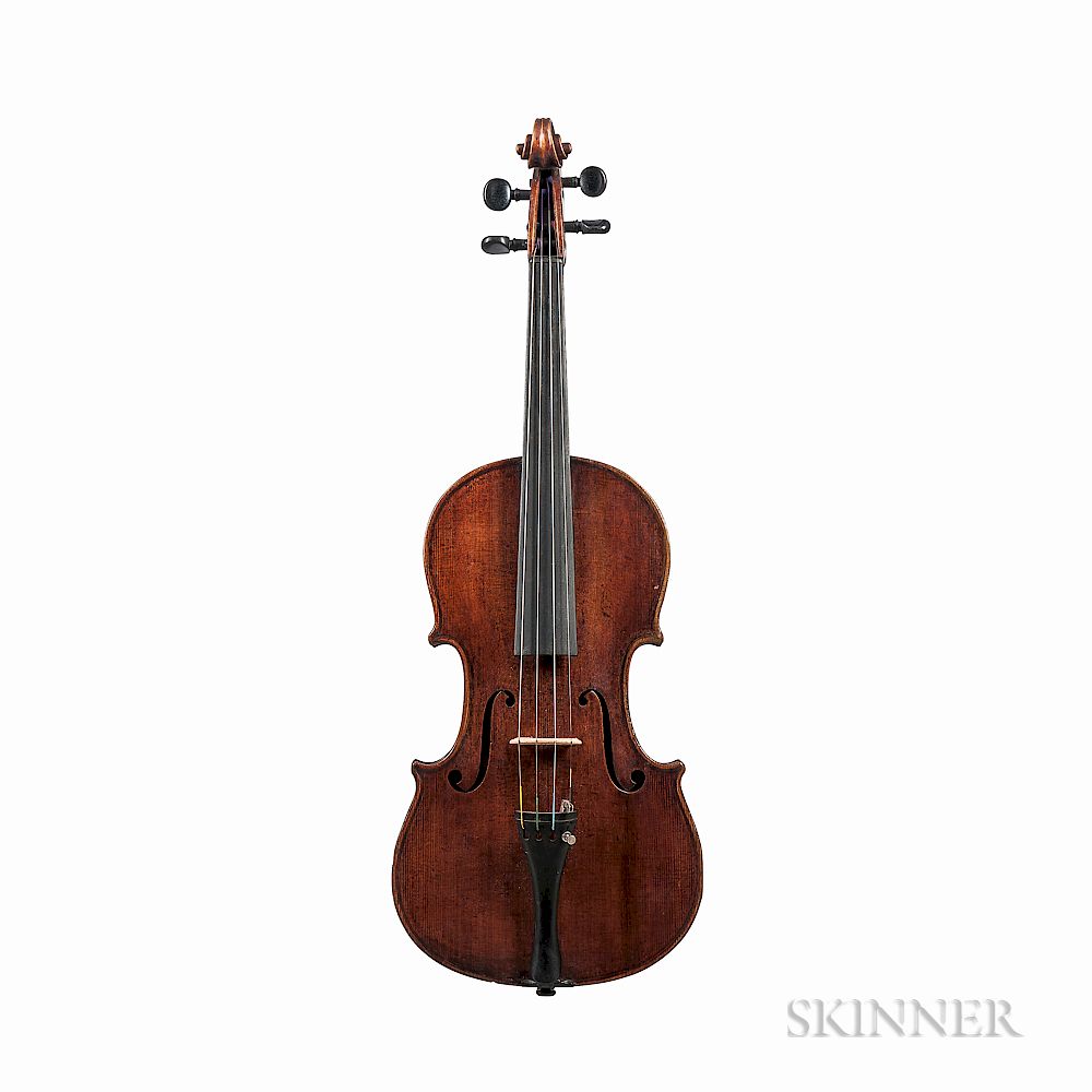 Appraisal: German Violin German Violin labeled Carlo Storioni Cremonensis Faciebat length