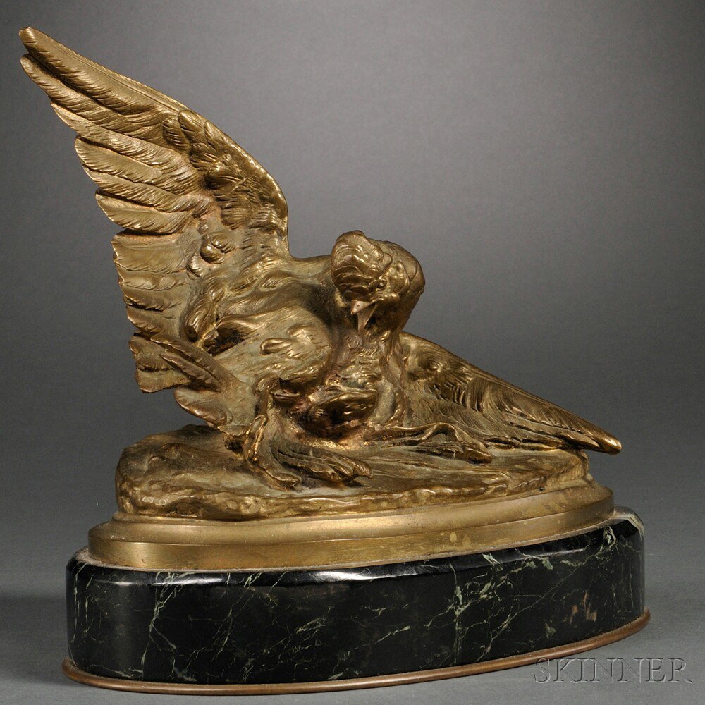 Appraisal: Bronze Model of a Game Bird France late th early