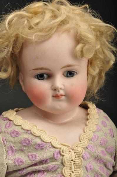 Appraisal: Closed Mouth Bisque Shoulder Head Doll Description Closed mouth German