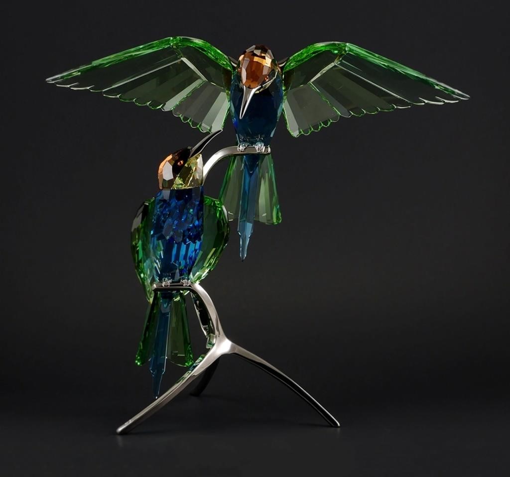 Appraisal: Swarovski Paradise Bee-eaters were introduced to the Silver Lake series