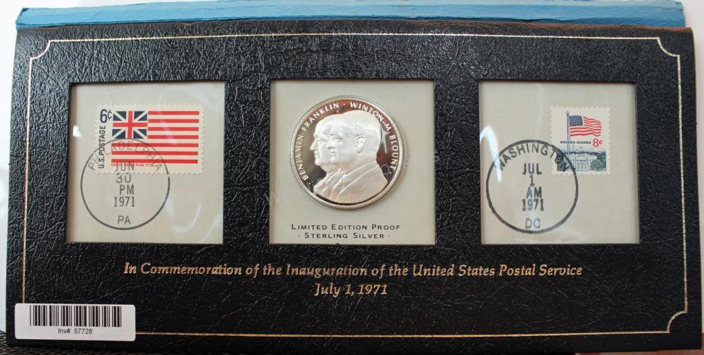 Appraisal: Inauguration of the USPS Silver Coin and Stamp Set limited