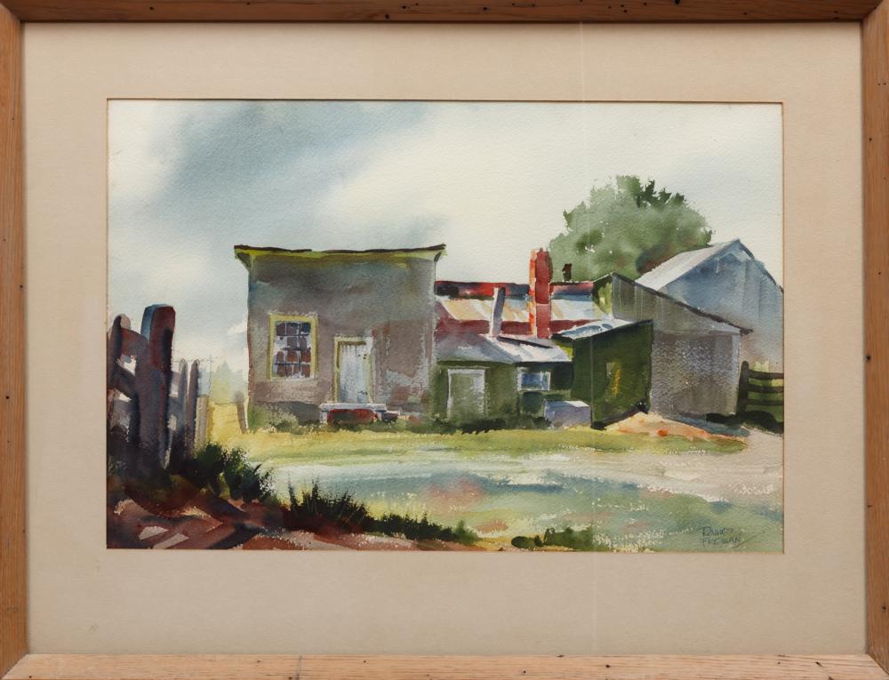 Appraisal: Ramon Mitchell Froman American Texas - House watercolor on paper