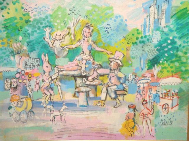 Appraisal: COBELLE Charles O C of Central Park's Alice in Wonderland