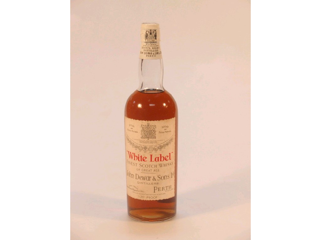 Appraisal: A bottle of White Label Scotch Whisky