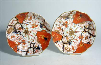 Appraisal: Pair of Samson Imari pattern porcelain center bowlsEach circular painted