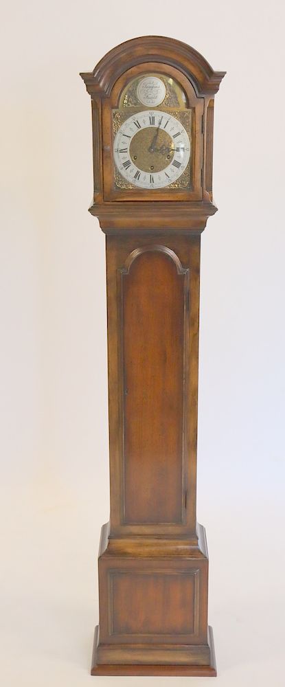 Appraisal: Vintage English Grandmother Clock In Mahogany Case From a South