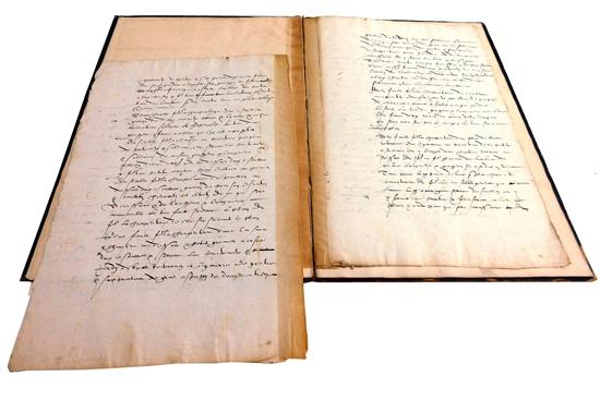 Appraisal: MANUSCRIPT Mathurine de Vallois aka Mathurine la folle French th