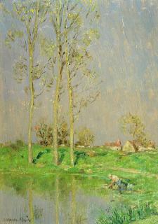 Appraisal: Painting Marcel Adolphe Bain Marcel Adolphe Bain French - Printemps