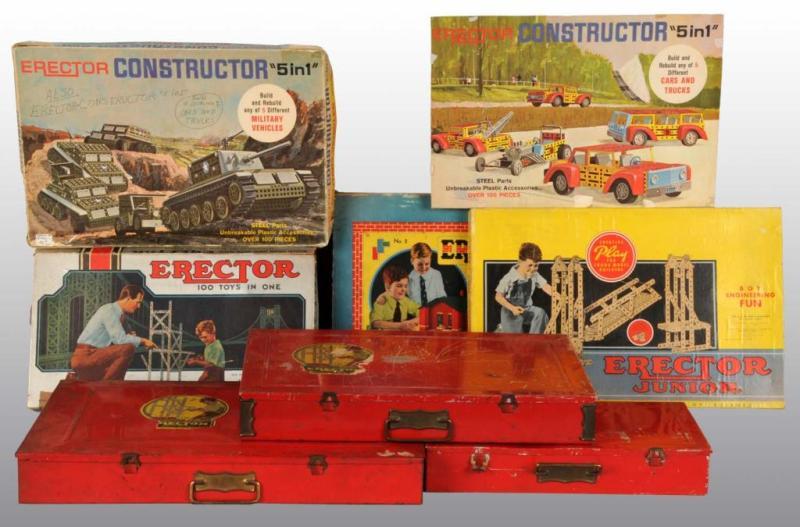 Appraisal: Lot of Erector Construction Sets Description Includes one early Brik