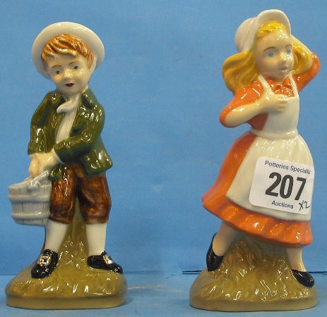 Appraisal: Wade Limited Edition Figures Jack Jill from the Nursery Rhyme