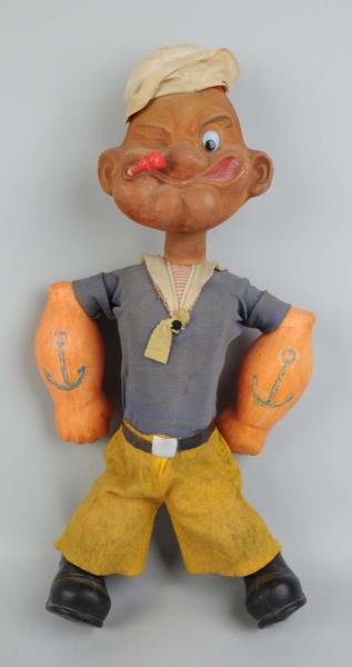 Appraisal: Post-War Folk Art Type Popeye Figure Looks to be original