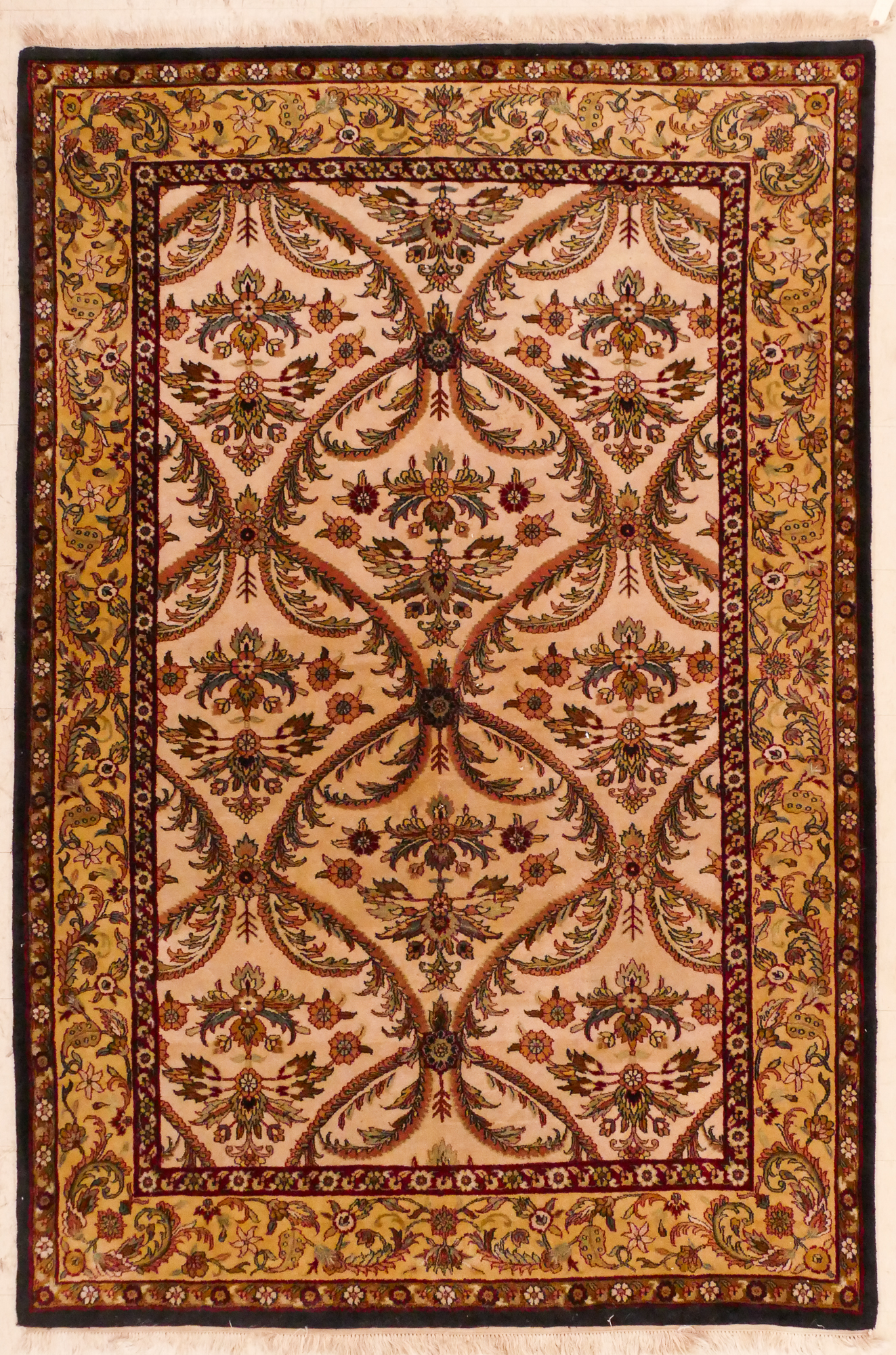 Appraisal: Modern Persian Style Floral Oriental Rug- 'x '