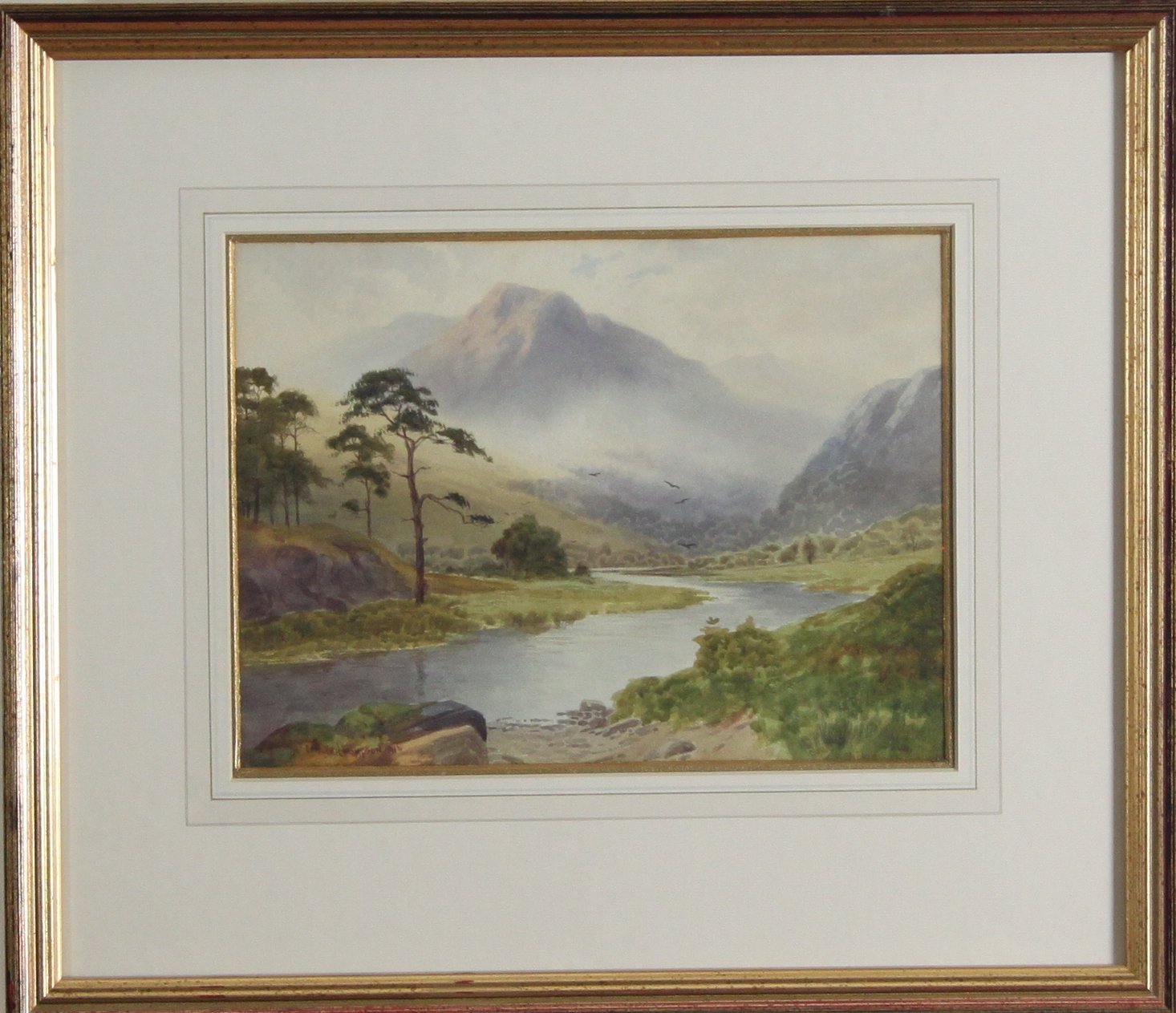 Appraisal: Edward H Thompson ARR Wreathing Mist Glen watercolour cm x