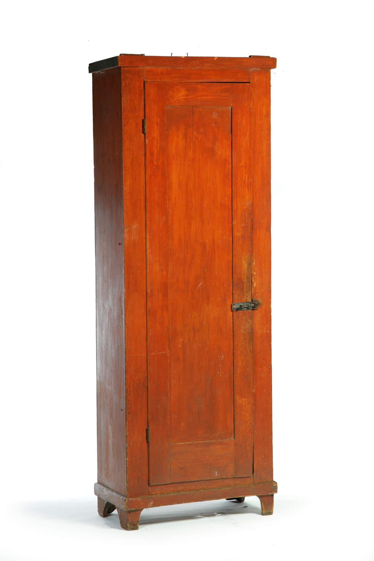 Appraisal: ONE DOOR CHIMNEY CUPBOARD American mid th century Poplar with